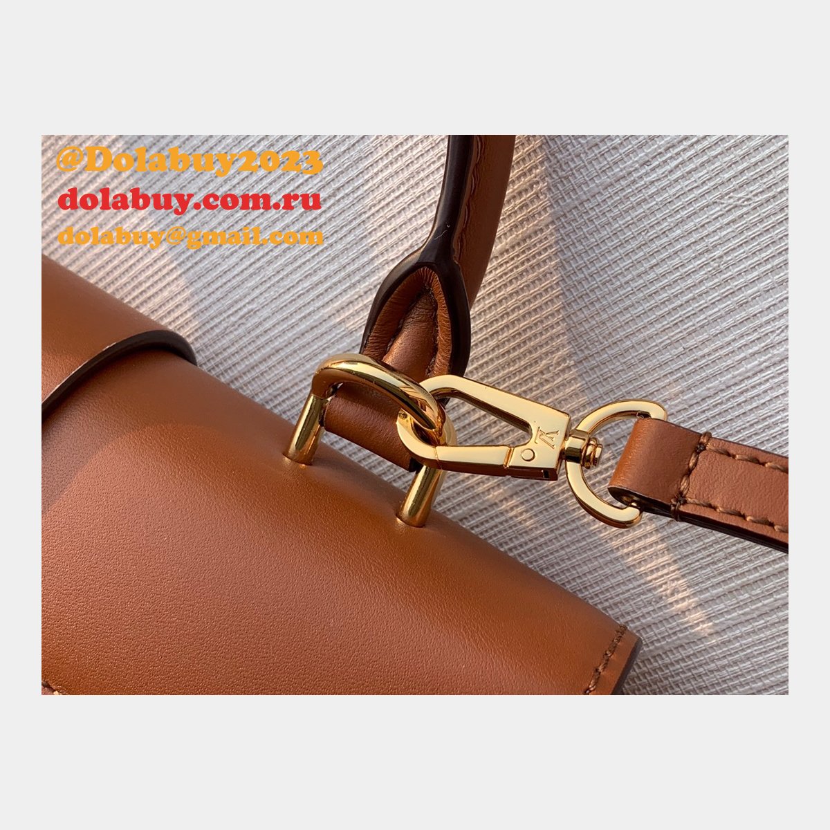 Louis Vuitton Locky BB Monogram Caramel M44654 Replica Bag