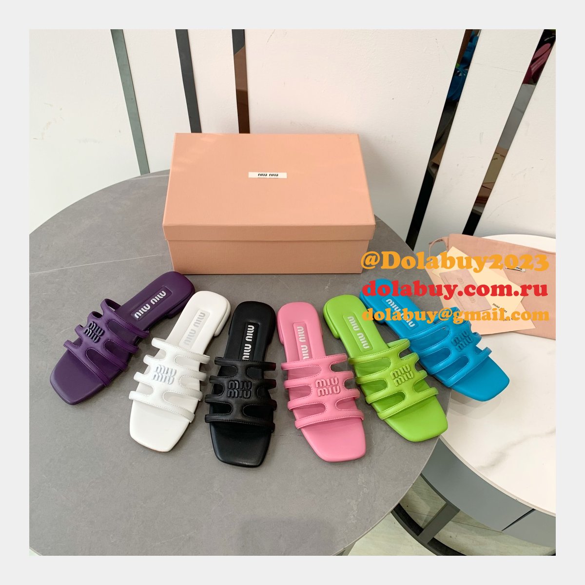 Wholesale MiuMiu Octopus Sandals Top Quality Shoes