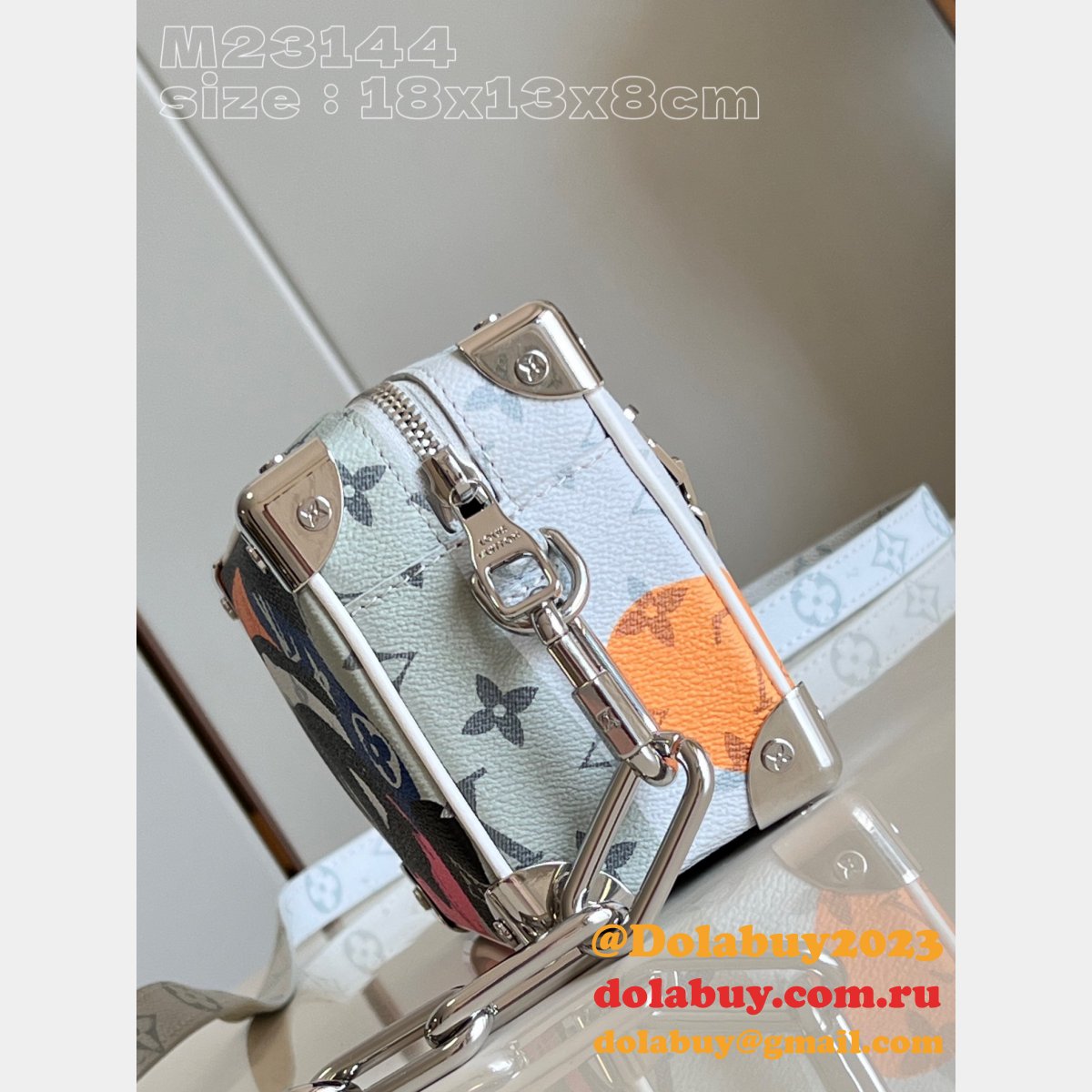 AAA+ Louis Vuitton 1:1 Mirror Soft Trunk Monogram M23144 Men Bag