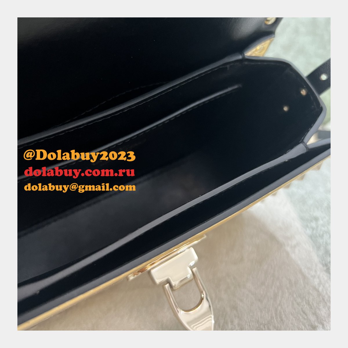 Cheap Fake Valentino Garavani Rockstud Calf Small Bag