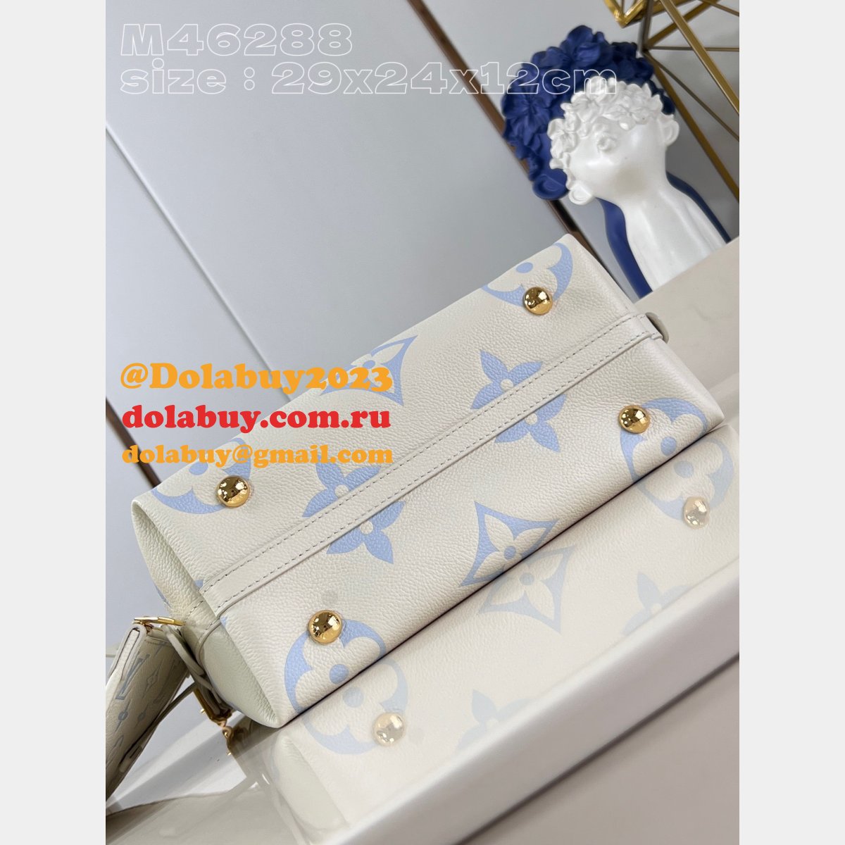 CarryAll Bicolor Monogram Empreinte M46288 Louis Vuitton Replica Bag