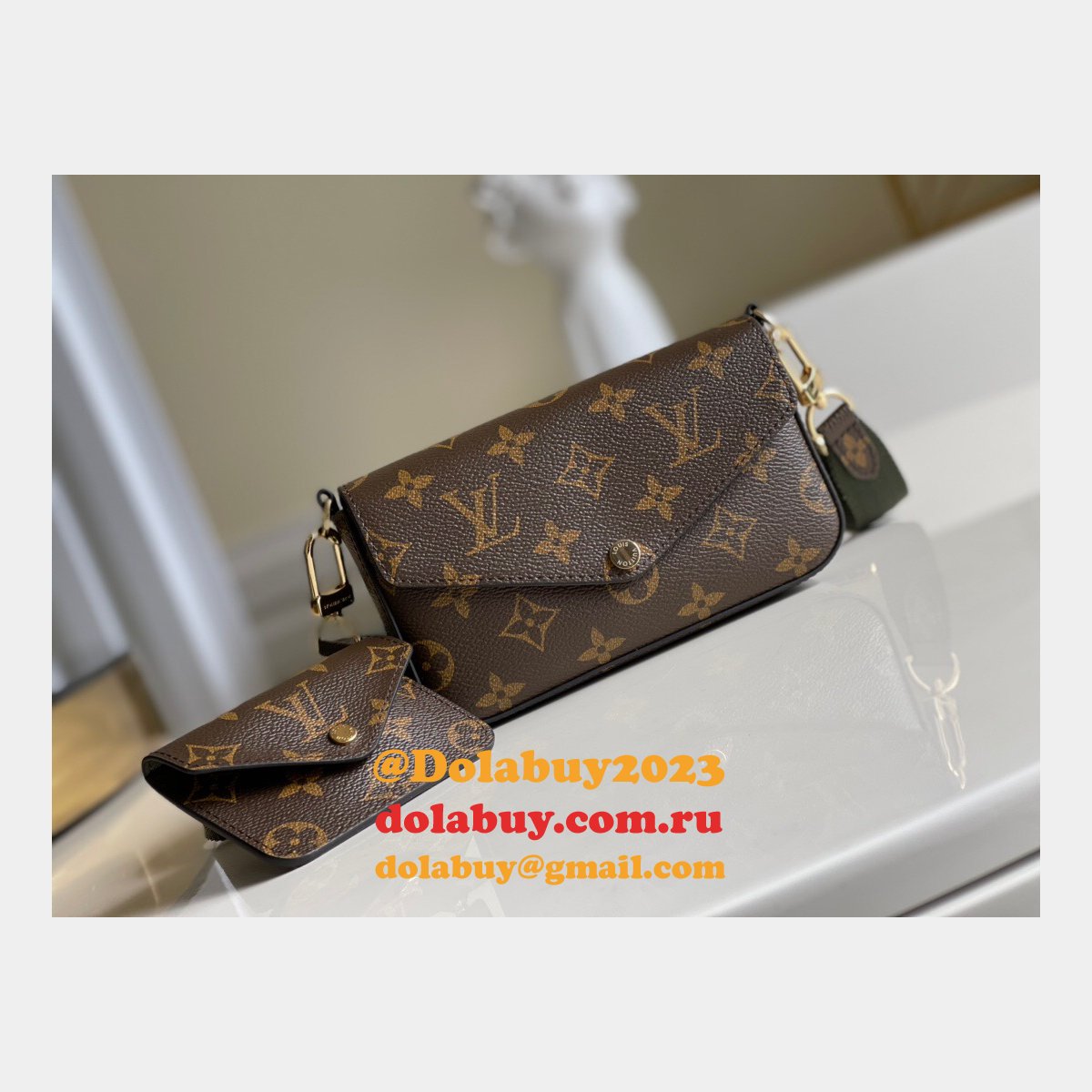 Replica Louis Vuitton Monogram M80091 Félicie Pochette