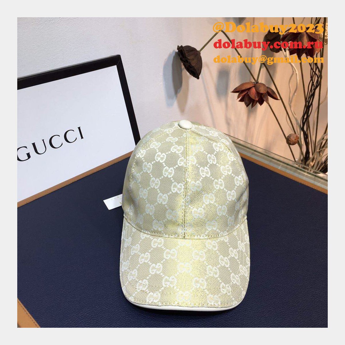 replica G*u*i cowhide leather adjustment strap hats