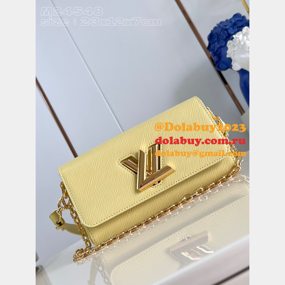 Twist West Top High Quality Replica Louis Vuittons Leather Handbag