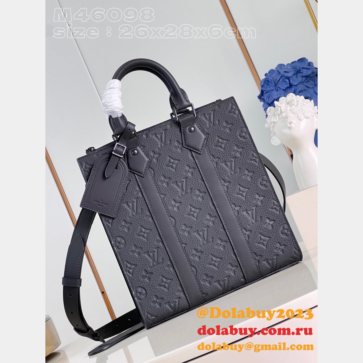 Knock Off UK Sac Plat Cross Louis Vuitton M46098 Black Bag