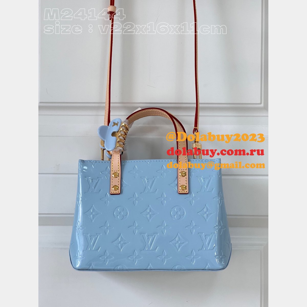 Reade New Monogram Vernis M24144/M24028 Order Replica Louis Vuitton Bag