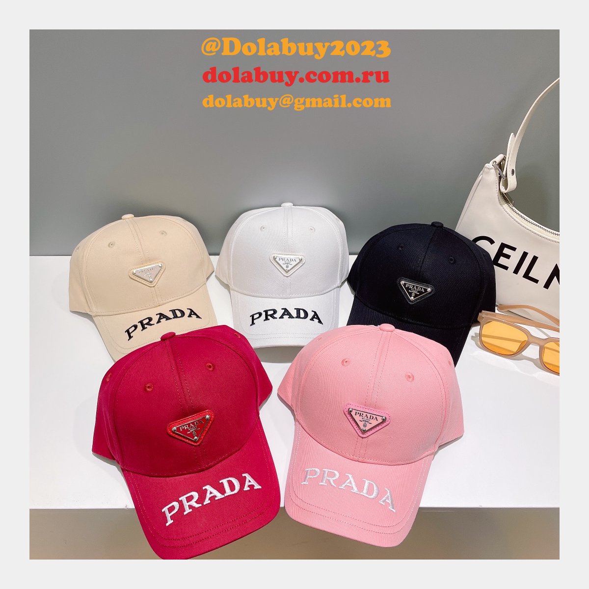 Tyga 7 Star Wearing a Prada Replica Bucket Hat