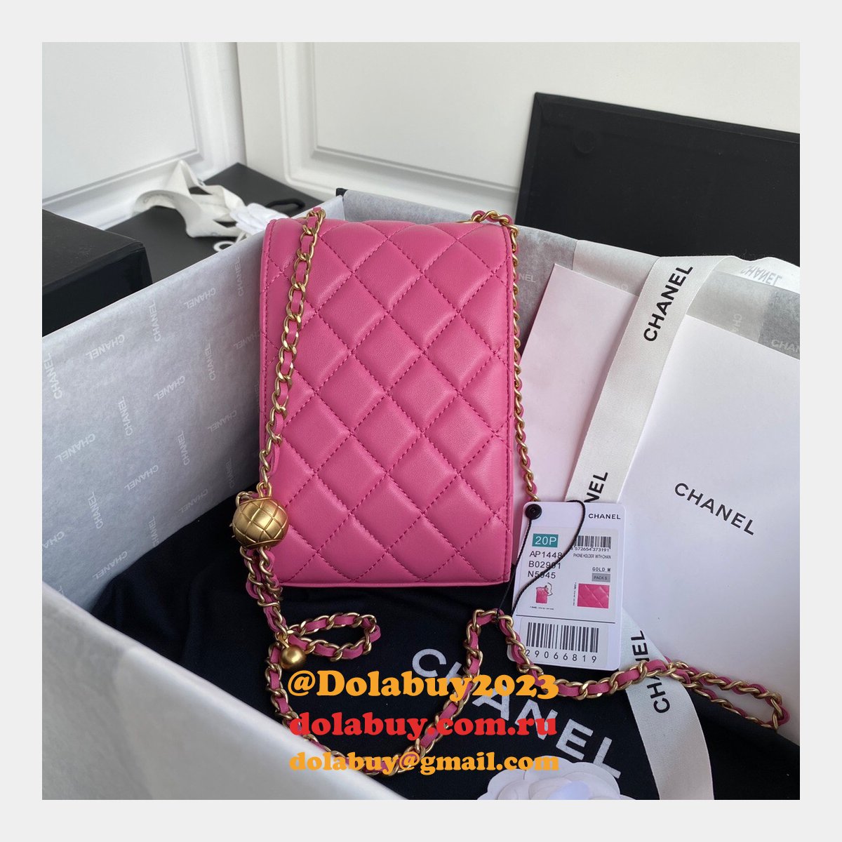 Knockoff CC Shoulder For Phone Small Leather Bag