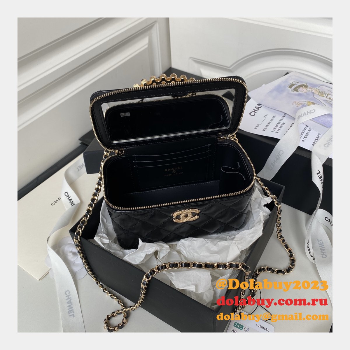 UK Fake Designer Makeup Beauty Vanity Ap3804 Bag