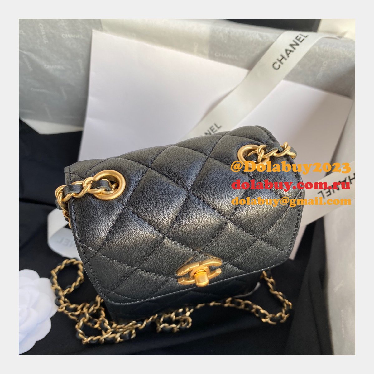 Knockoff CC Shoulder For Phone Small Leather Bag