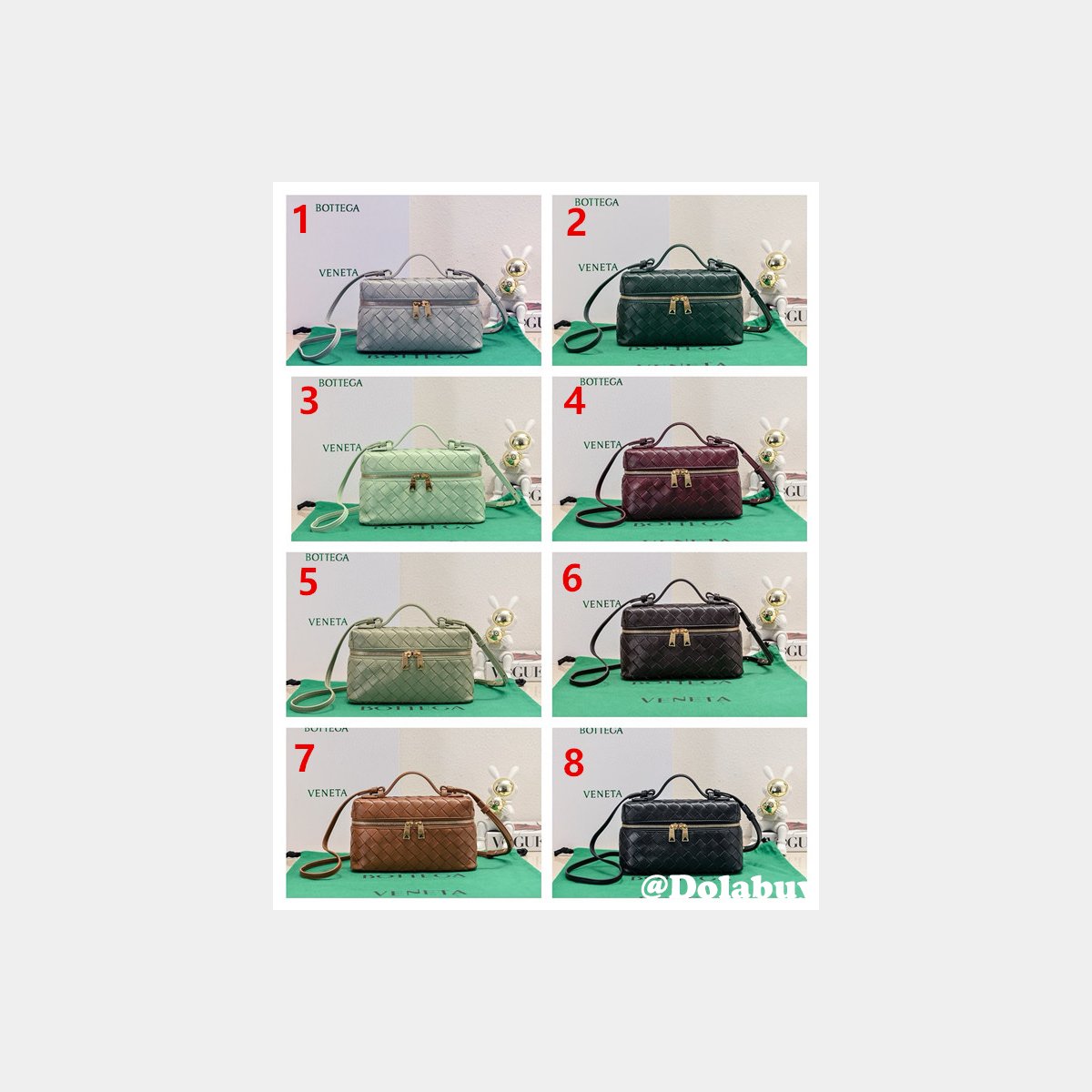 Luxury BOTTEGA VENETA 1:1 Mirror Vanity Case 789109