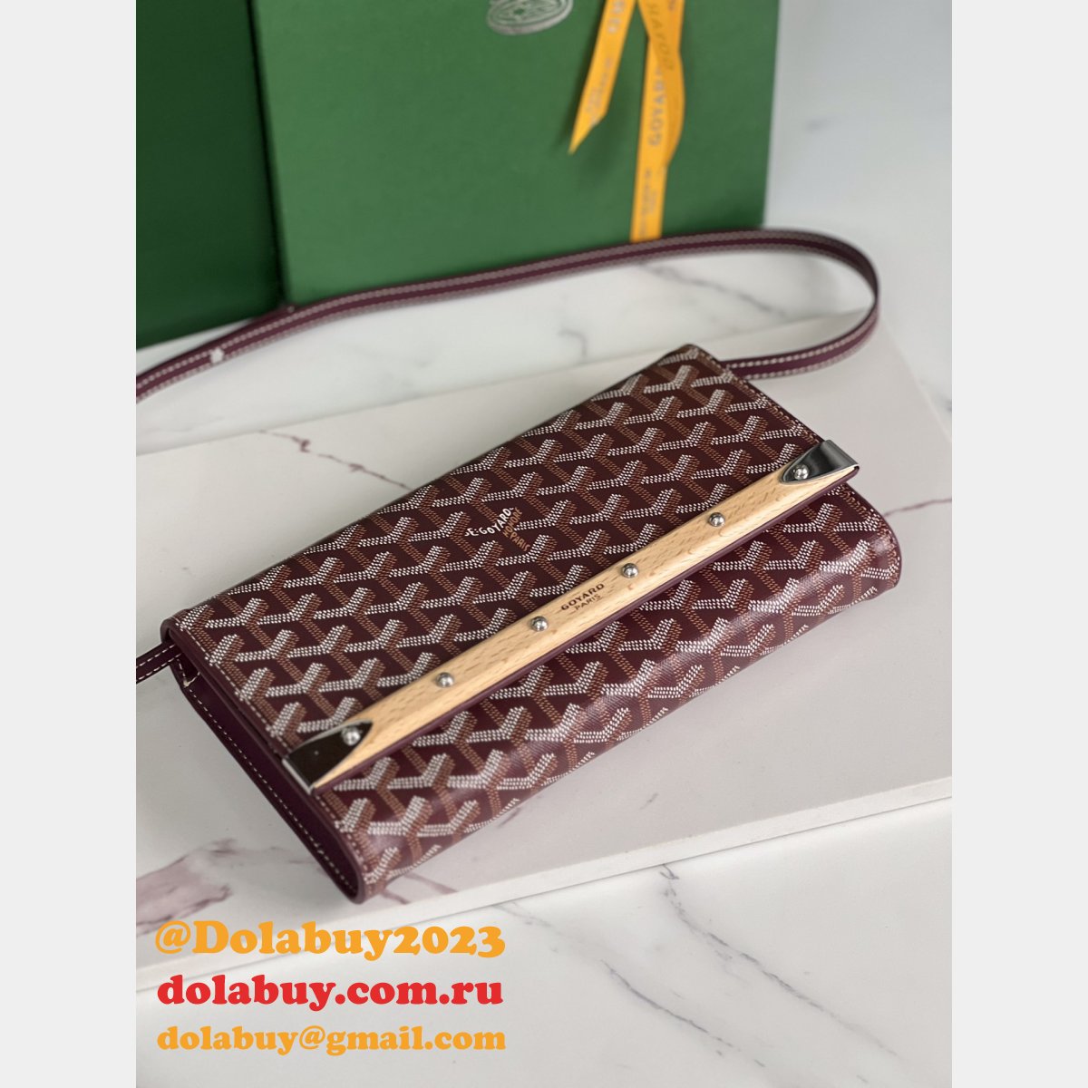 Monte-Carlo 020178 Designer Goyard Clutch Fashion Replica Bag