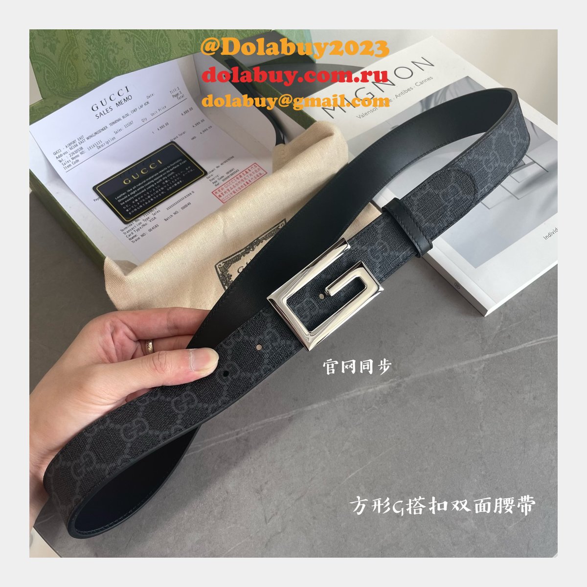 AAA+ Luxury GG 35mm Knockoff belt