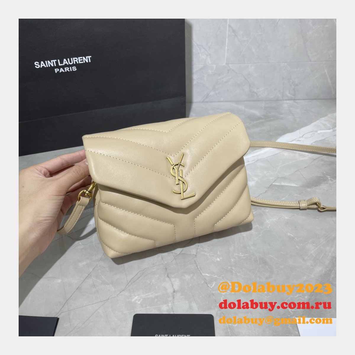 REPLICA YSL 467072 LOULOU SHOULDER BAG 20CM