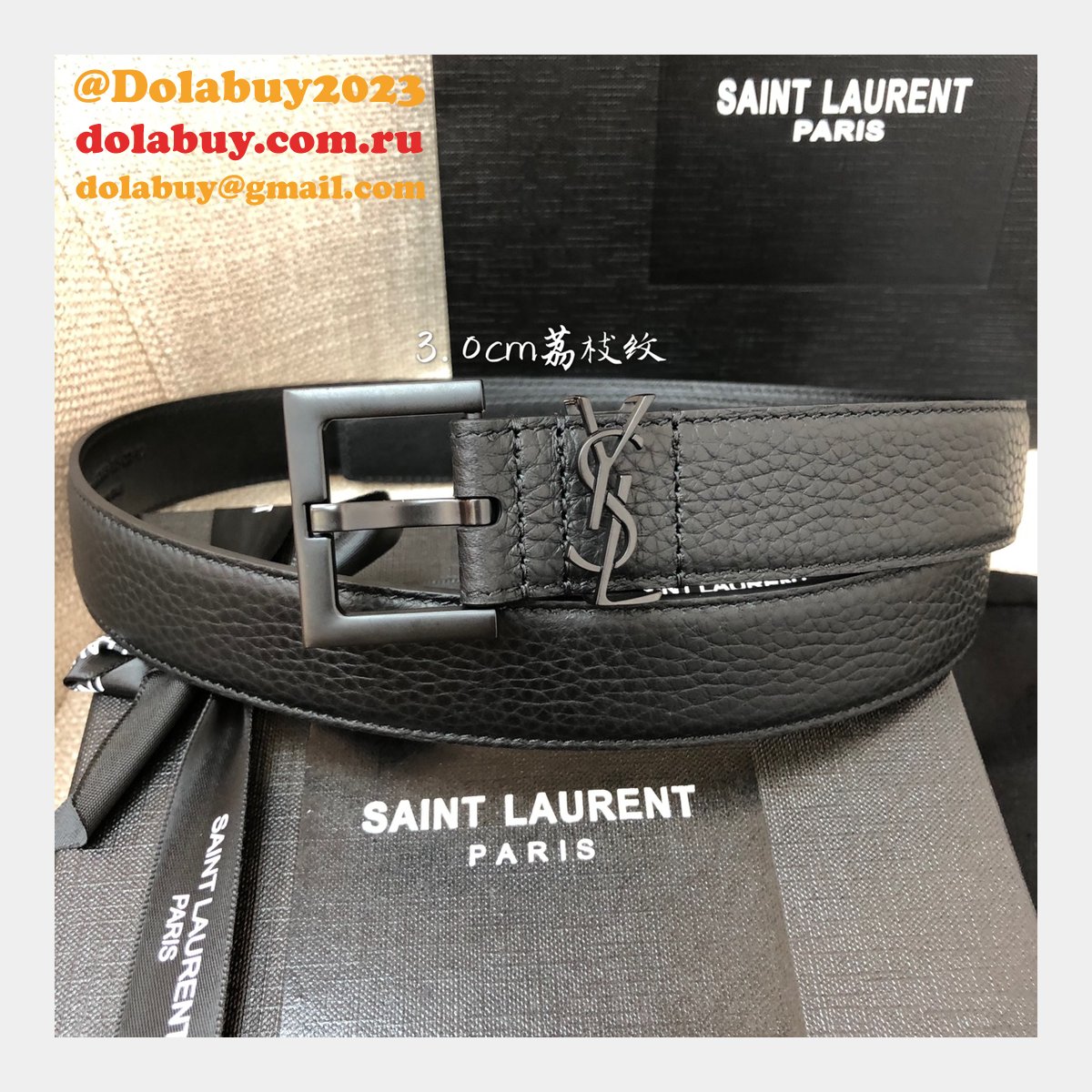 Top Quality UK Inspired SAINT LAURENT REPLICAS BELT