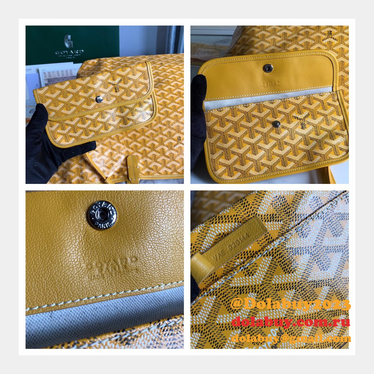 Saint Louis Goyard 020184 020144 Tote Buy Goyardine Fake Bags