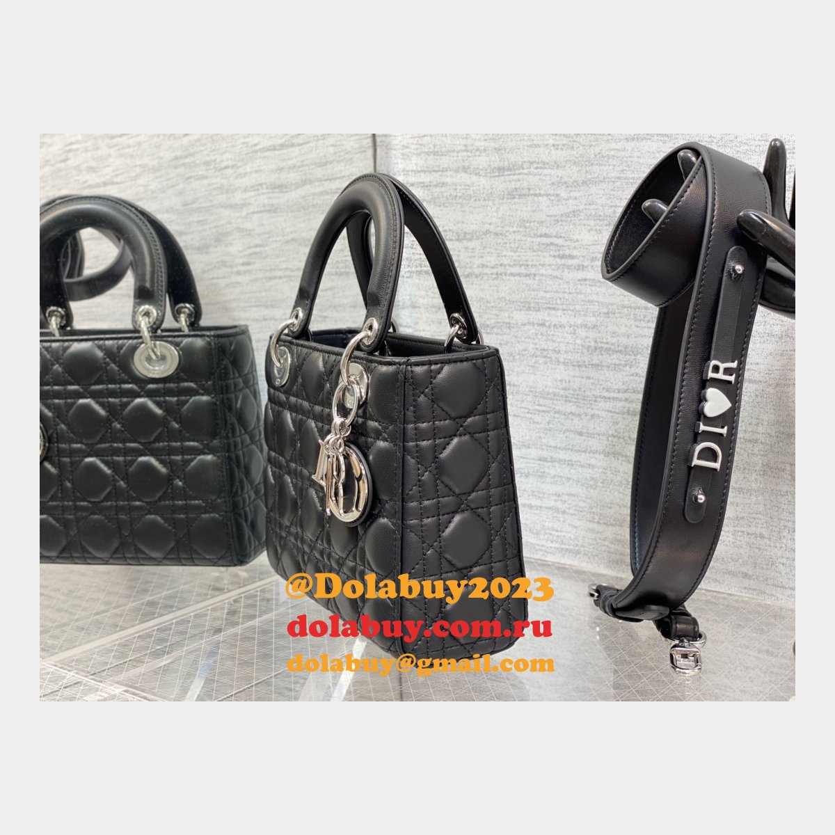 Perfect DIOR lady lambskin 20CM HANDBAG Inspired