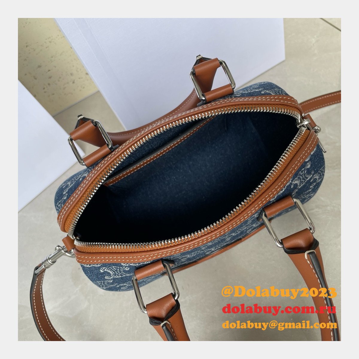 Celine Top Quality Small Boston Smooth Copy 113773 Bag