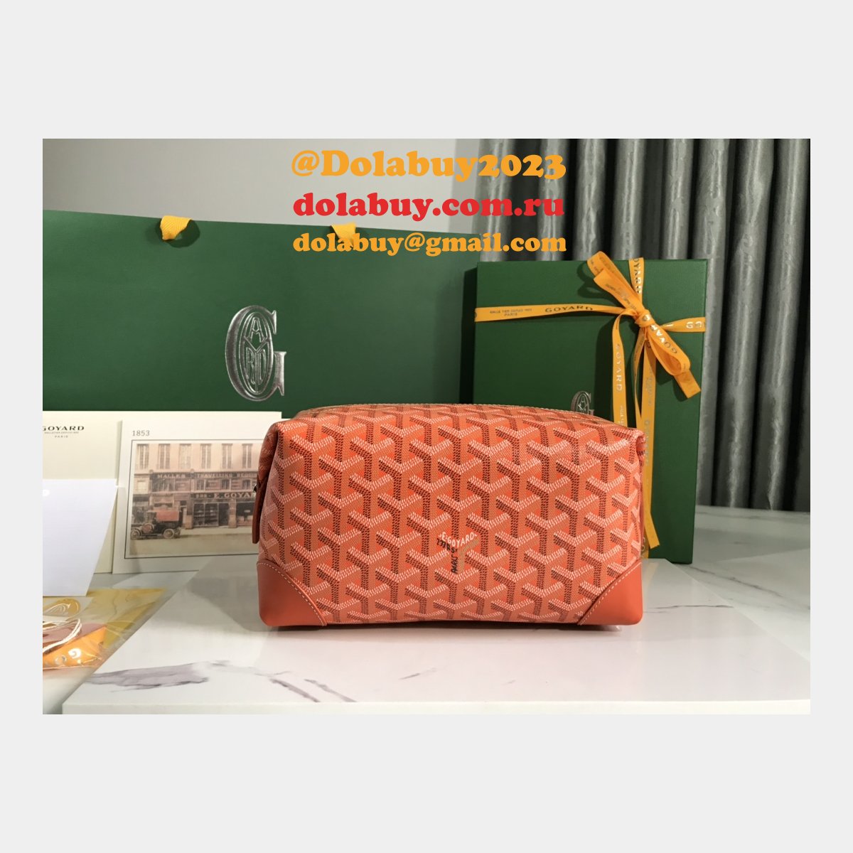 Goyard Top Luggage Boeing NBA Love 020215 Replica Bag