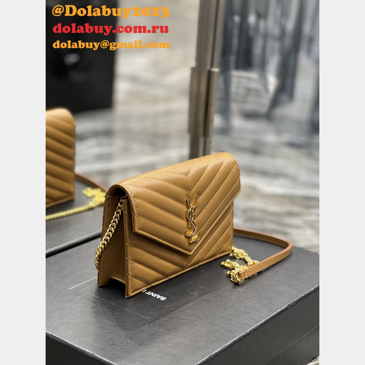 Replica YSL Saint Laurent Monogram 393953 Woc Wallet Fashion Bag