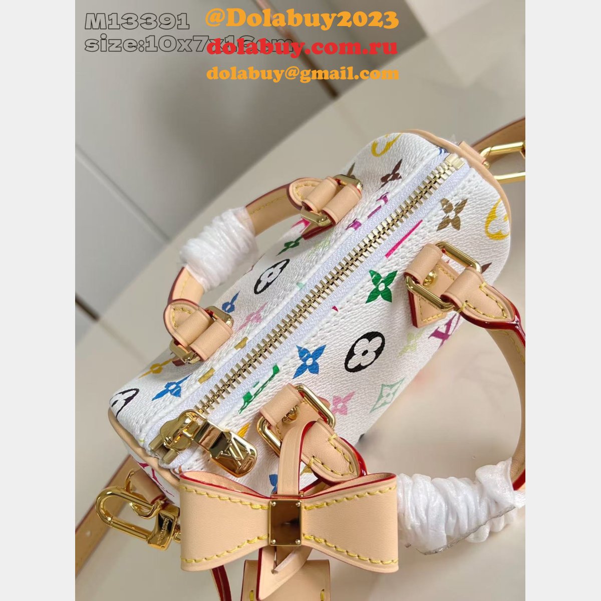 LV x TM Nano Speedy New 2025 M13391 Louis Vuitton Replica Bag