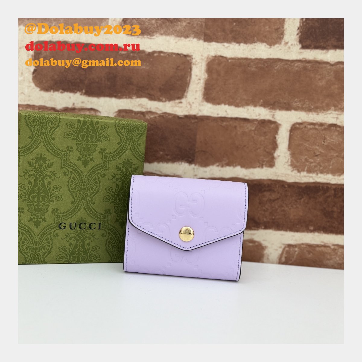Gucci Knockoff GG Compact High Quality 772793 Wallet