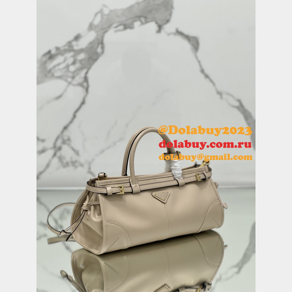 DUPLICATE SOFT LUX PRADA 2024 1BA426/1BA433 HANDBAGS