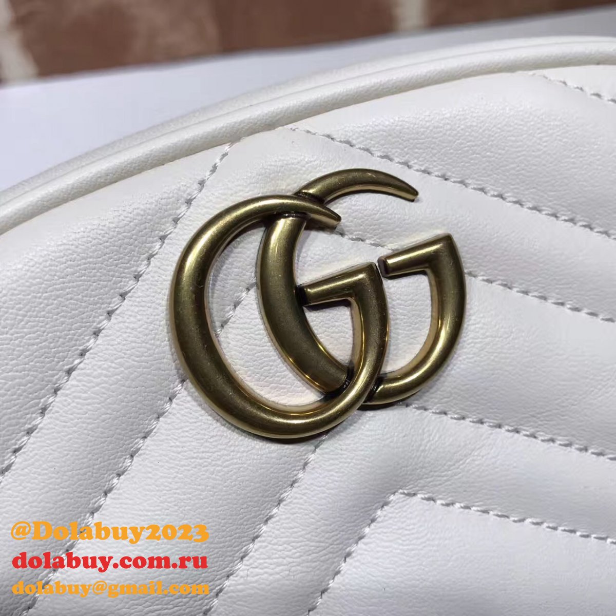 best 476434 G*u*i gg marmont matelassé leather belt bag