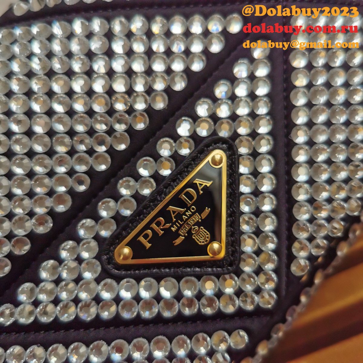 Prada Designer System Nappa Patchwork Shoulder 1BD329 Replica Bag