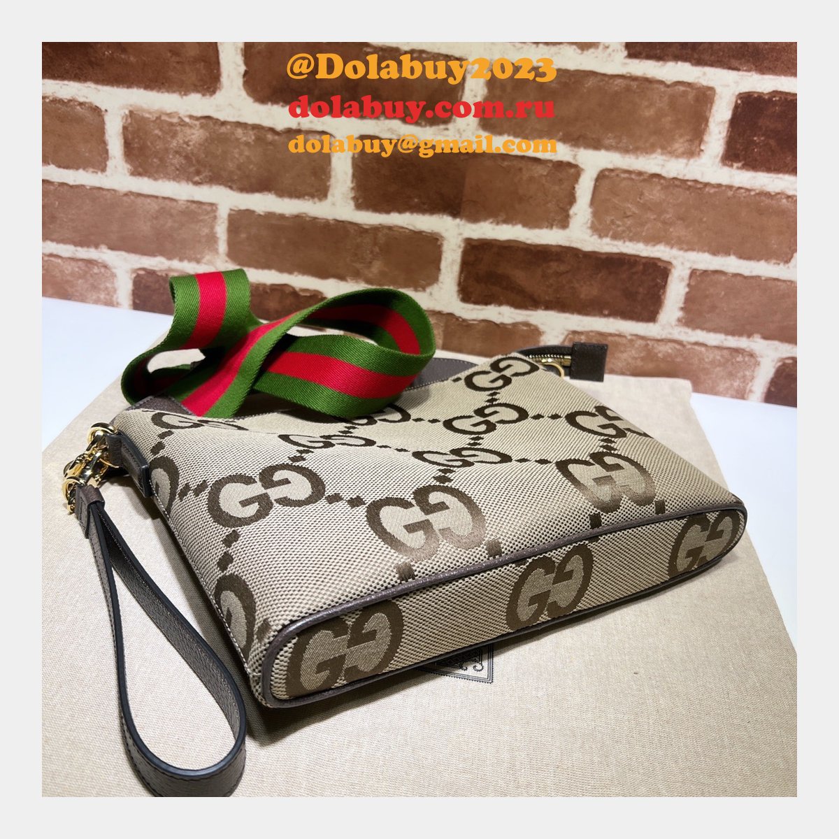 the highest quality fake G*u*i 699130 jumbo gg messenger bag