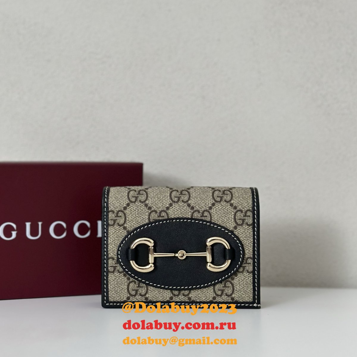 G*u*i inspired gg emblem compact wallet 820692/621887 bag