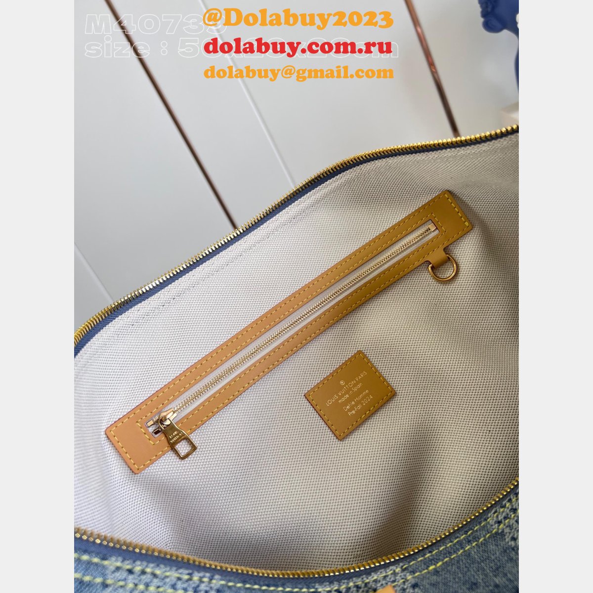 Designer Keepall Bandoulière 50 Louis Vuitton N40739 Knockoff Bag