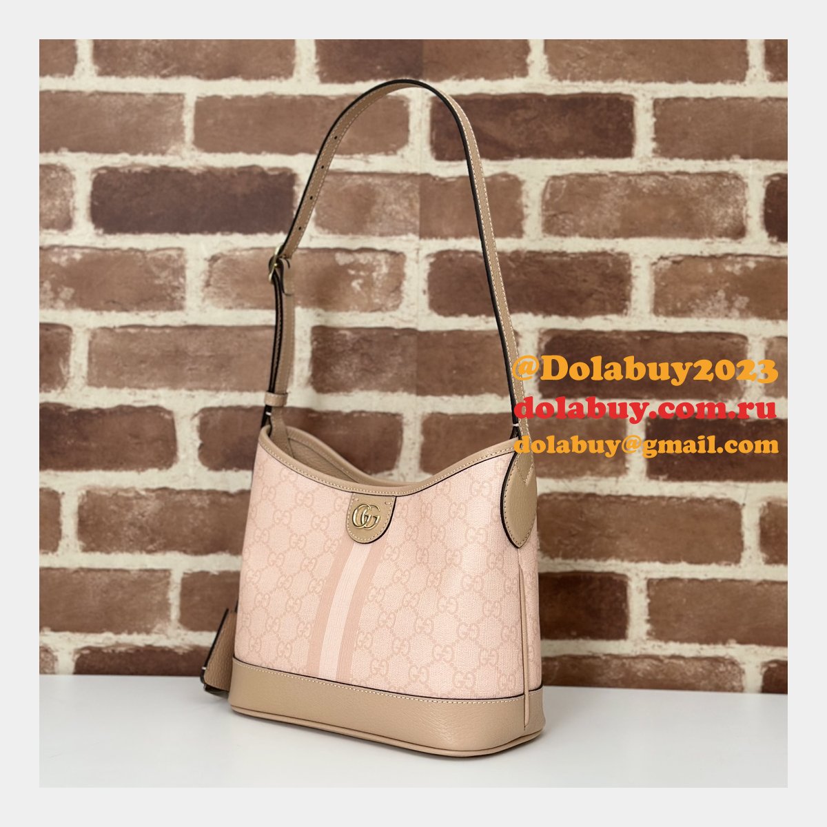 ophidia G*u*i knockoff half moon 781402 gg small shoulder bag