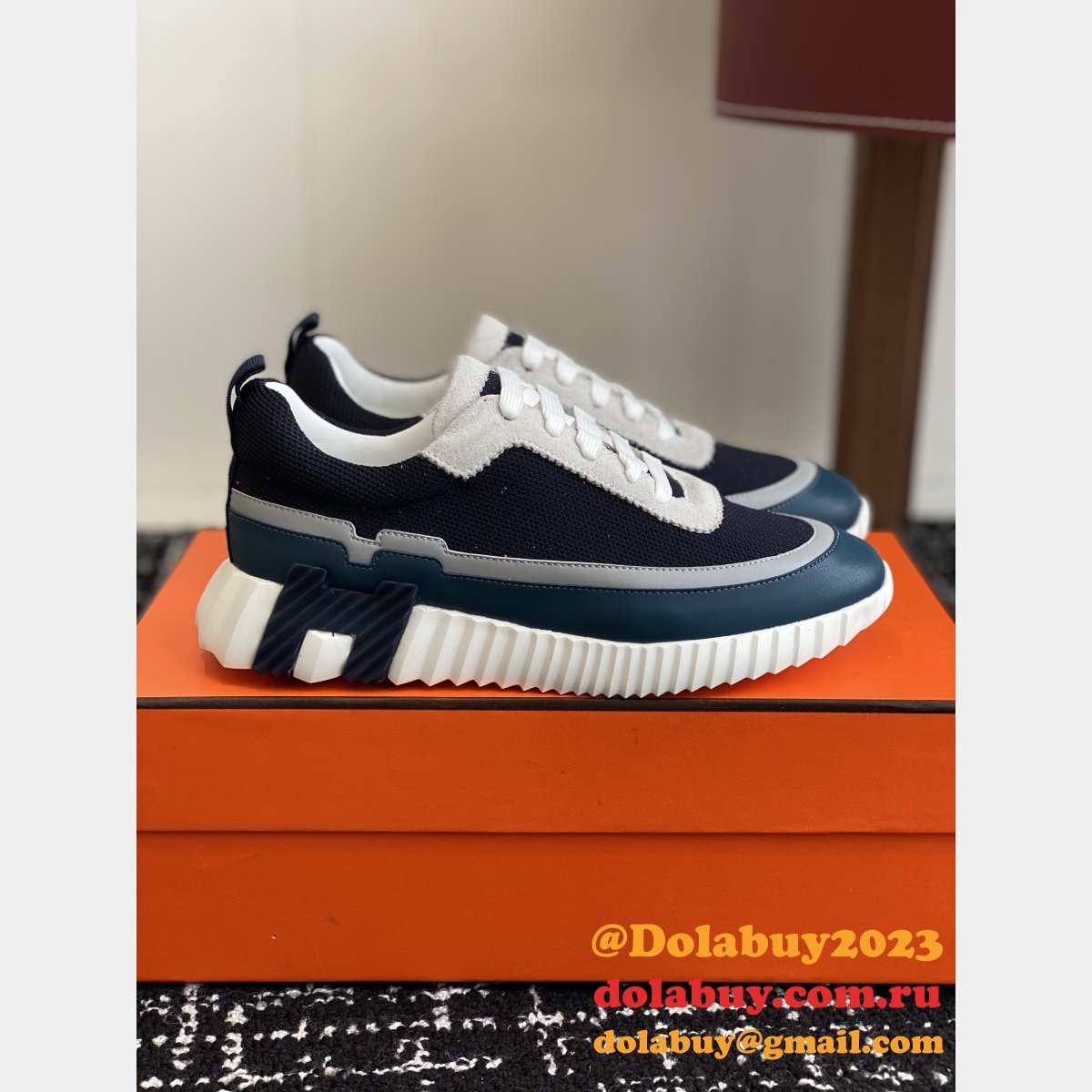 7 Star Hermes Bouncing Sneaker