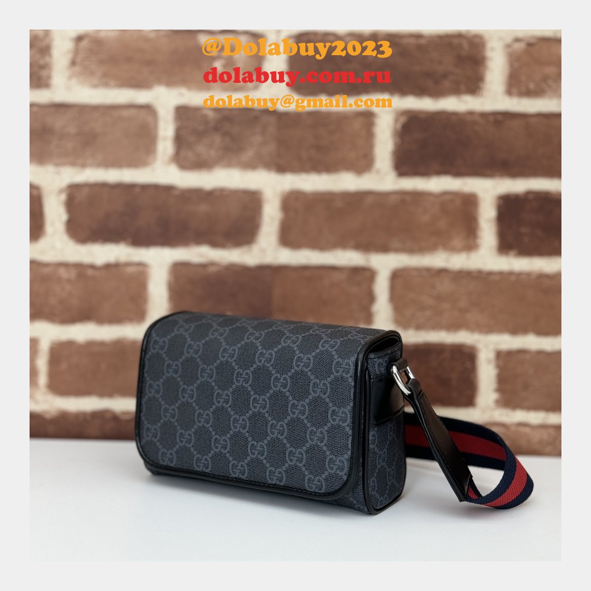High Quality Replicas GG Super Gucci 791741 Perfect Men Bag
