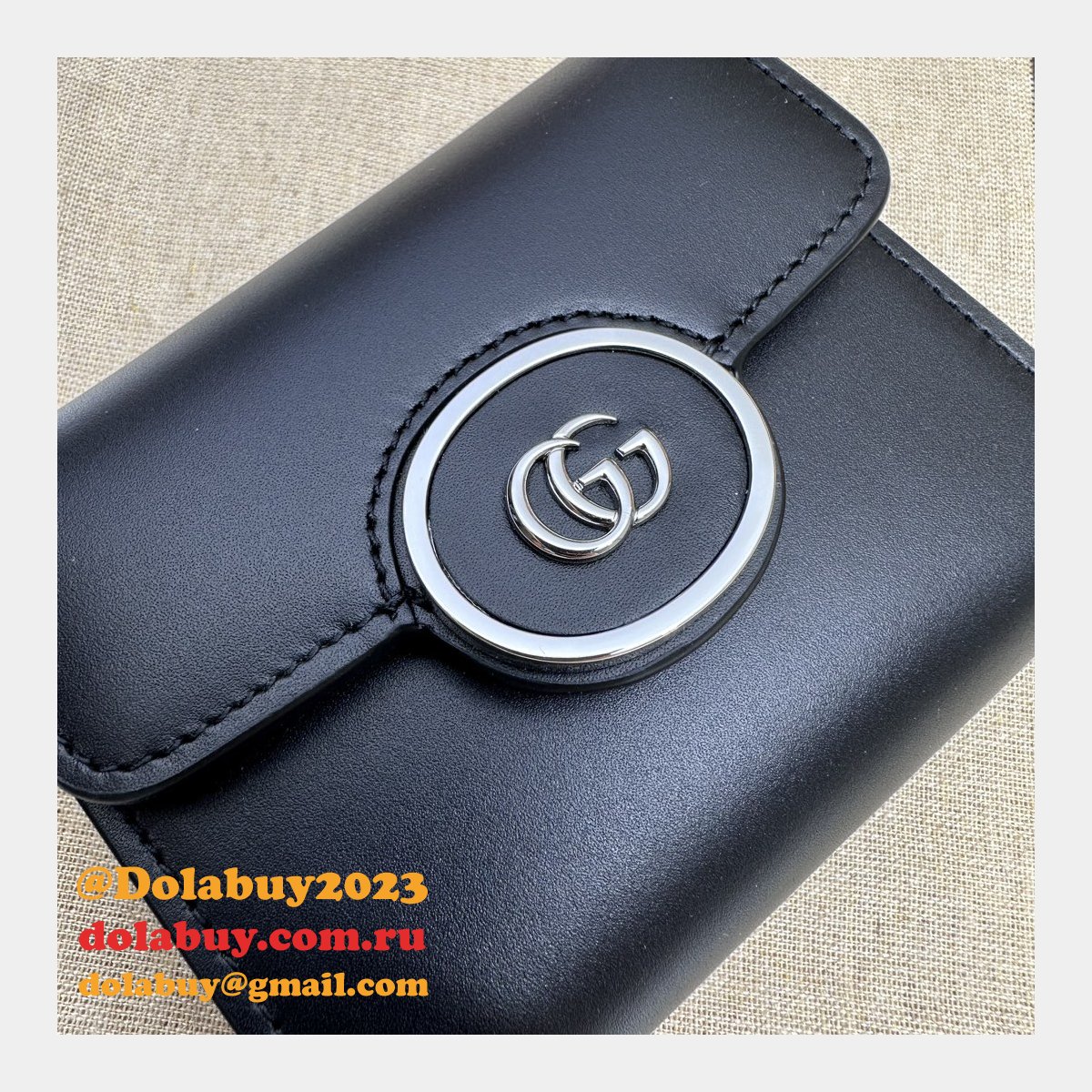 perfect petite gg compact wallet 760197 G*u*i replica 7 star bag