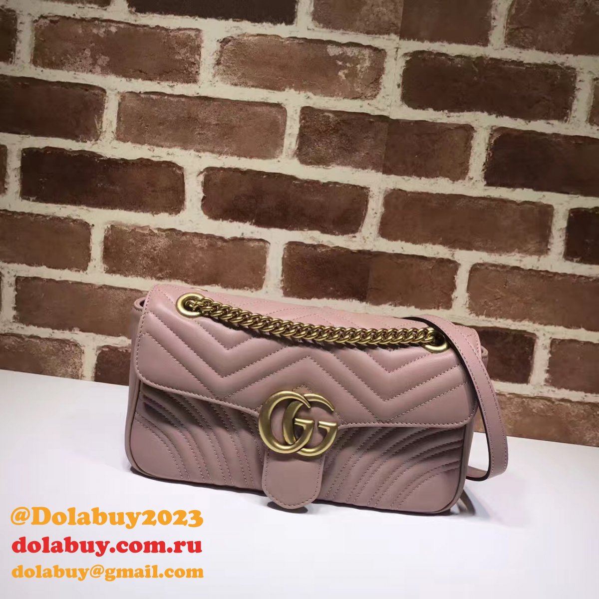 G*u*i gg marmont replica 443497 ladies shoulder bag