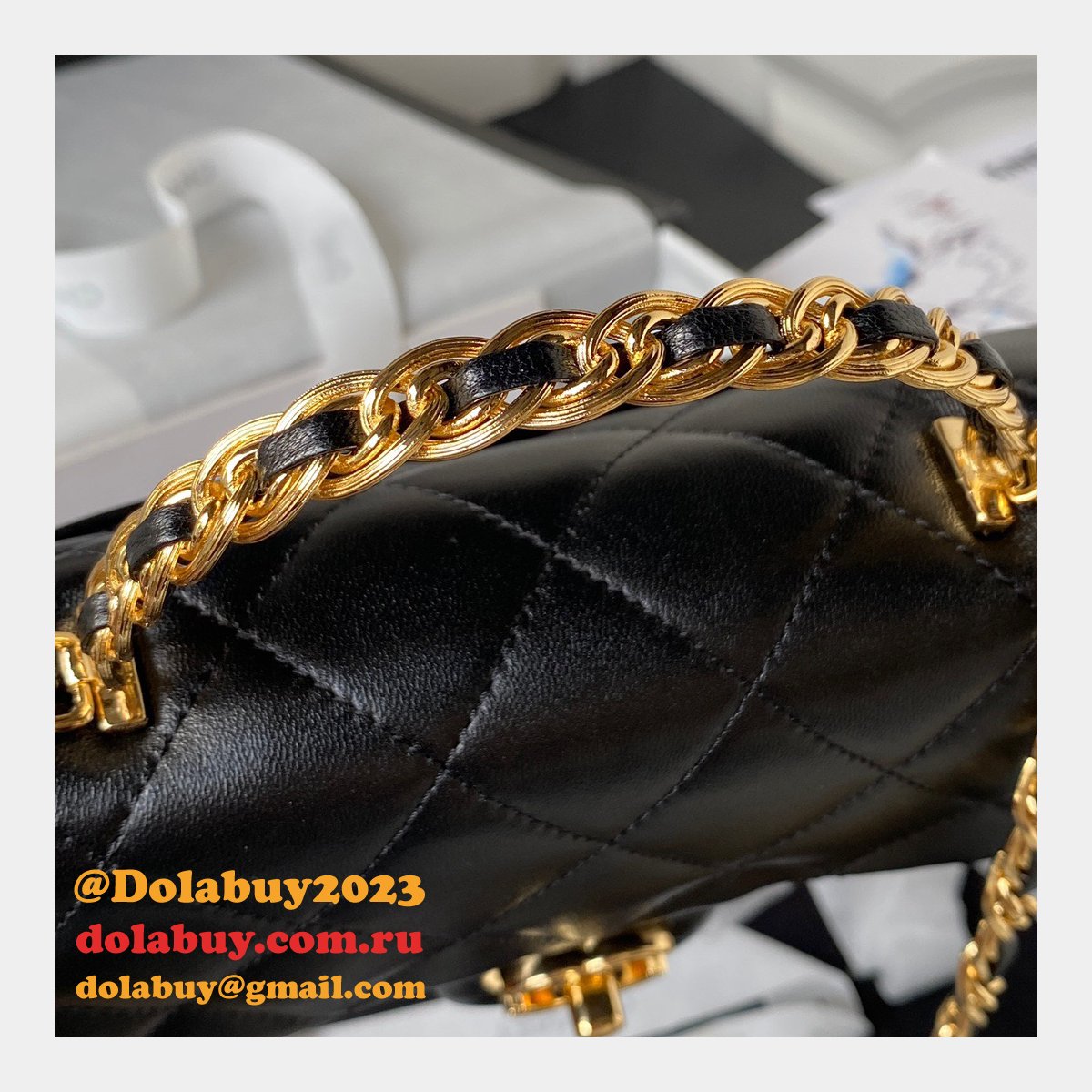 Perfect Fake Best Flap AS4023 Copy Top Handle Bag