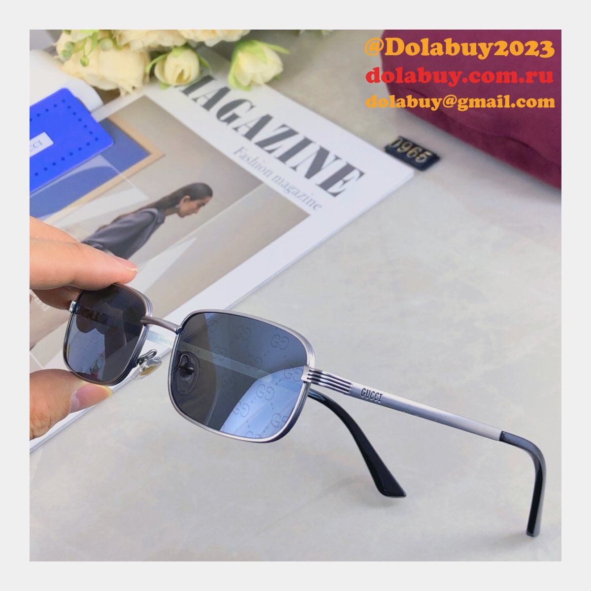 G*u*i 2025 retro versatile sunglasses