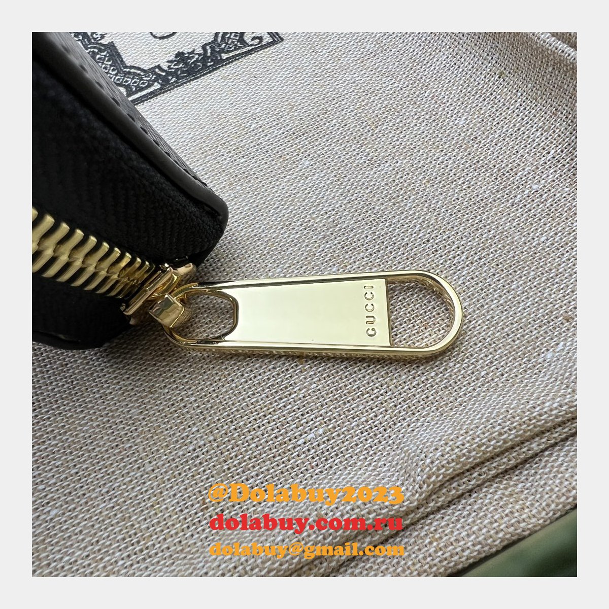 zip around wallet 1:1 mirror G*u*i script 772642 perfect bag