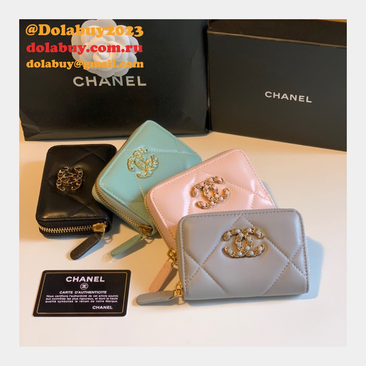 Replica CC Wallets on sale Fashion p0945
