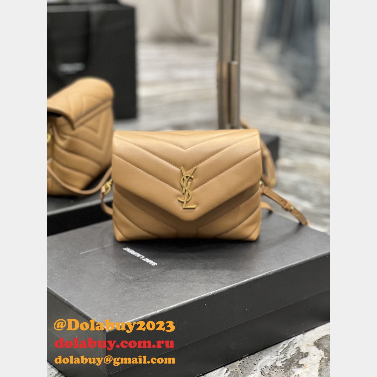 REPLICA YSL 467072 LOULOU SHOULDER BAG 20CM