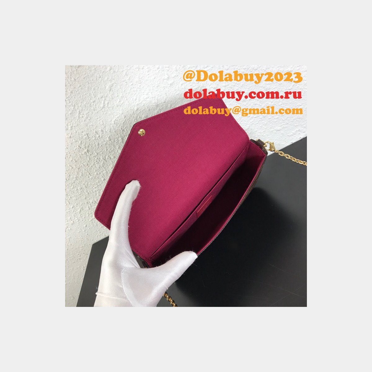 Best Louis Vuitton UK Monogram Canvas Felicie Chain M61276