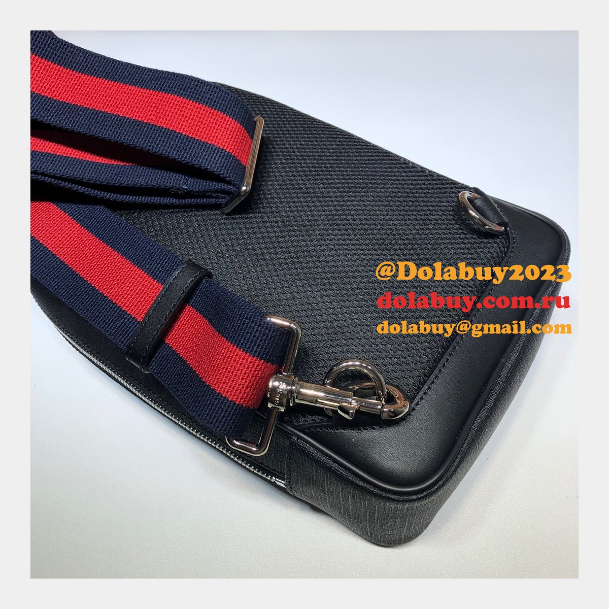 replica aaa+ G*u*i messengers gg black belt purses 478325 gg supreme