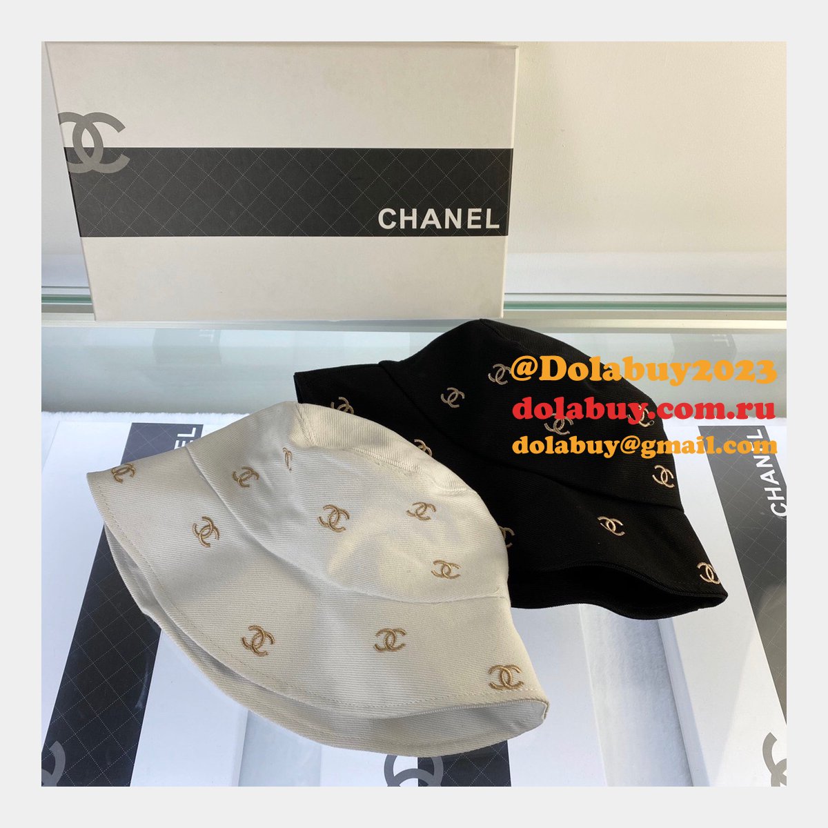 Knockoff CC Embroidered fisherman hat