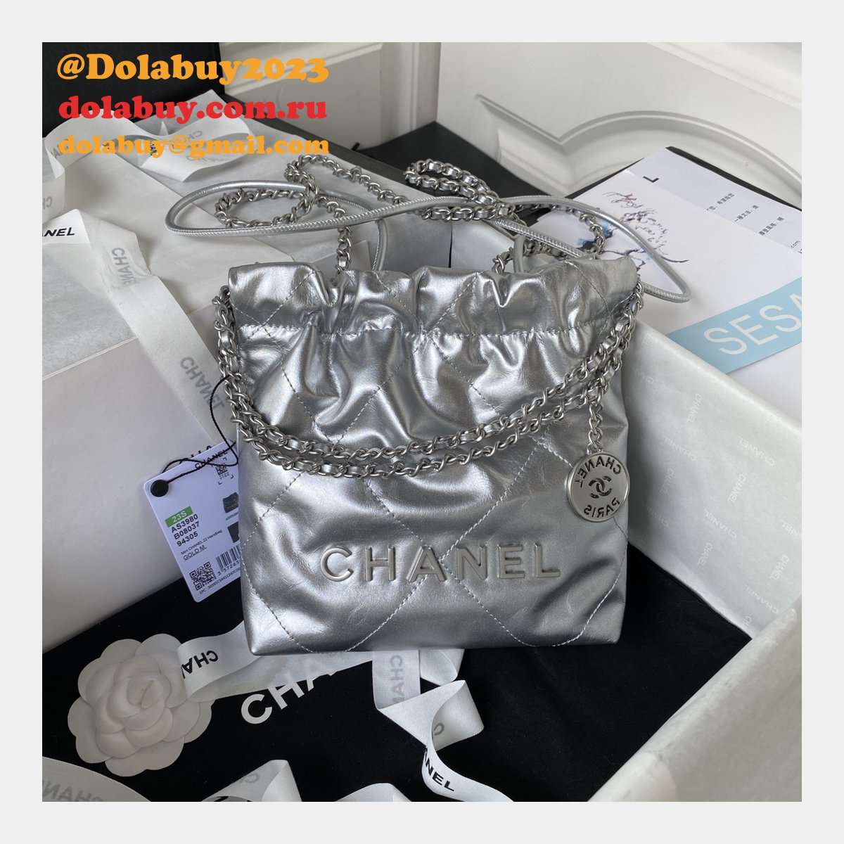 7 Star CC Wholesale AS3980 CALFSKIN CC BAG 20CM