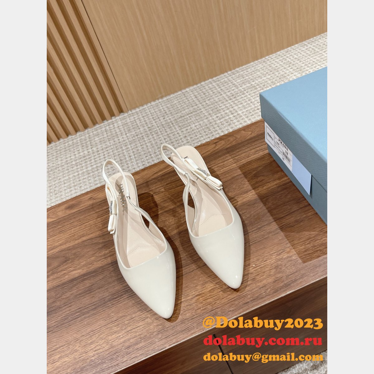 Prada 2023 Slingback Replica Shoes Inspired Sandals Online