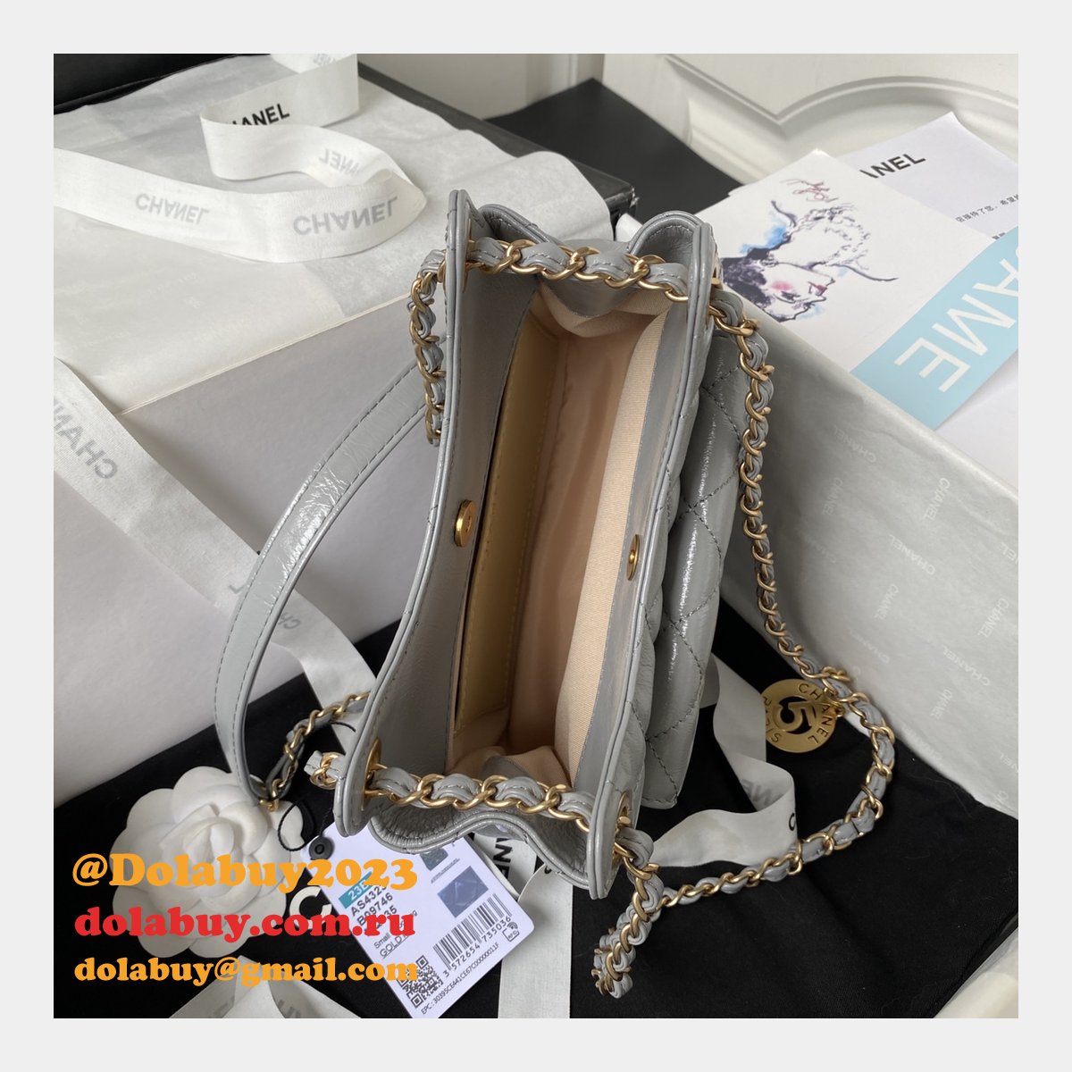 High Quality 1:1 Mirror Hobo Velvet Fashion AS4323 Replica Bag