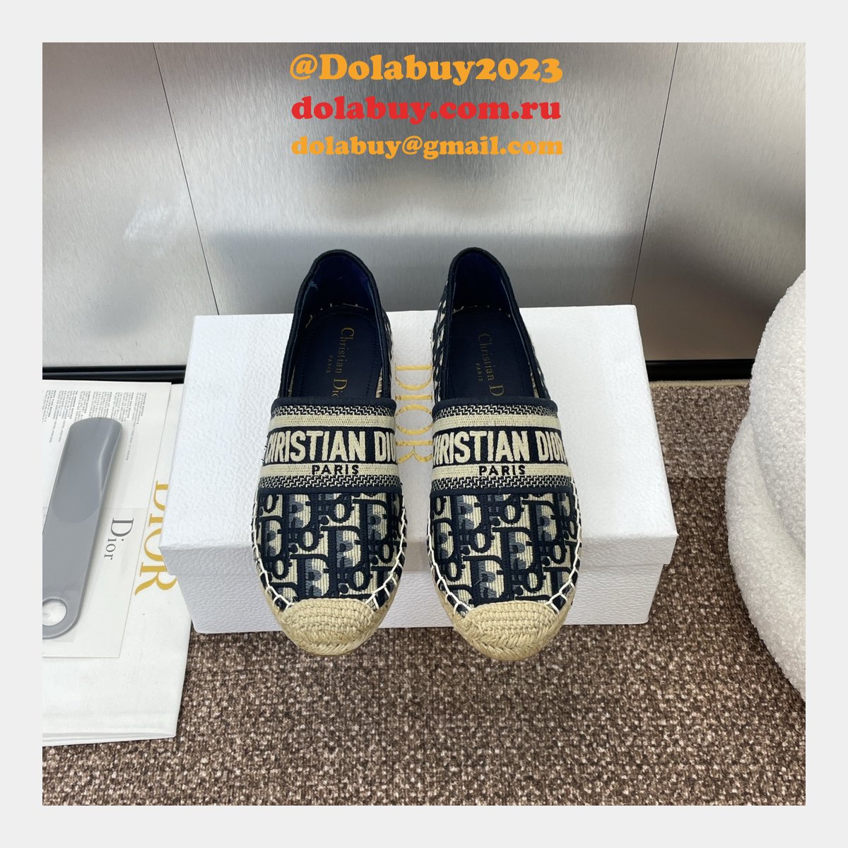 Wholesale Fashion Dior Granville Espadrille