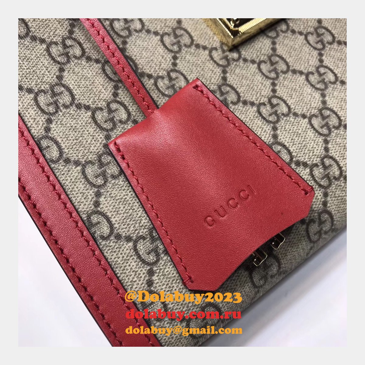 uk G*u*i replica gg supreme padlock small shoulder 498156 bag